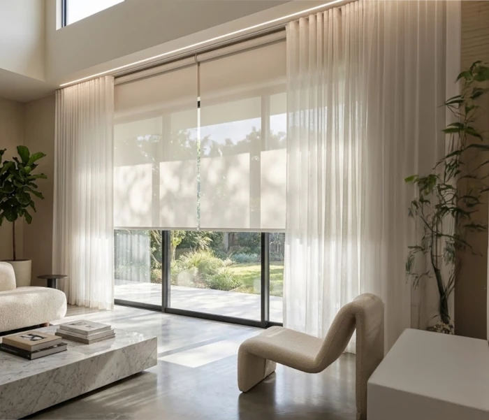 estores y cortinas a medida en Marbella con medición e instalación en villas