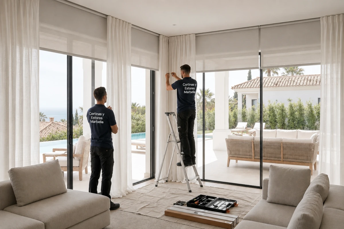 Instaladores de Cortinas y Estores Marbella