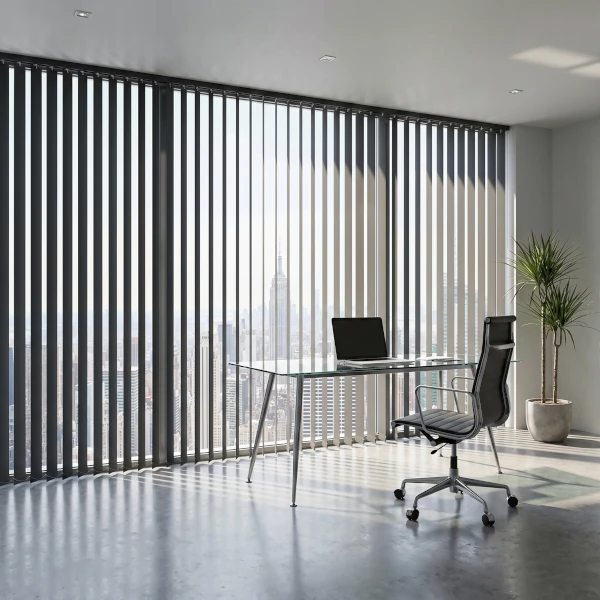 cortinas verticales para oficina en Marbella